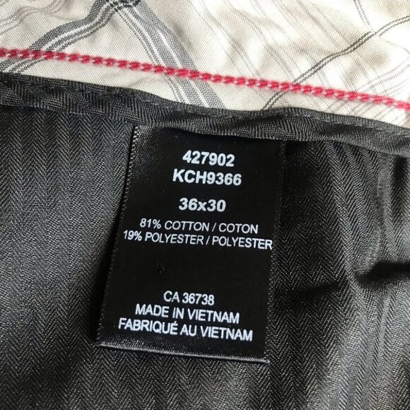 NWOT Kenneth Cole Reaction Gray Relaxed Fit Men Pants Size 36 - Picture 11 of 15